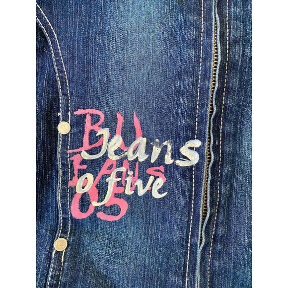 Vintage Girl’s Fubu Zip front Jean Jacket - Picture 6 of 9
